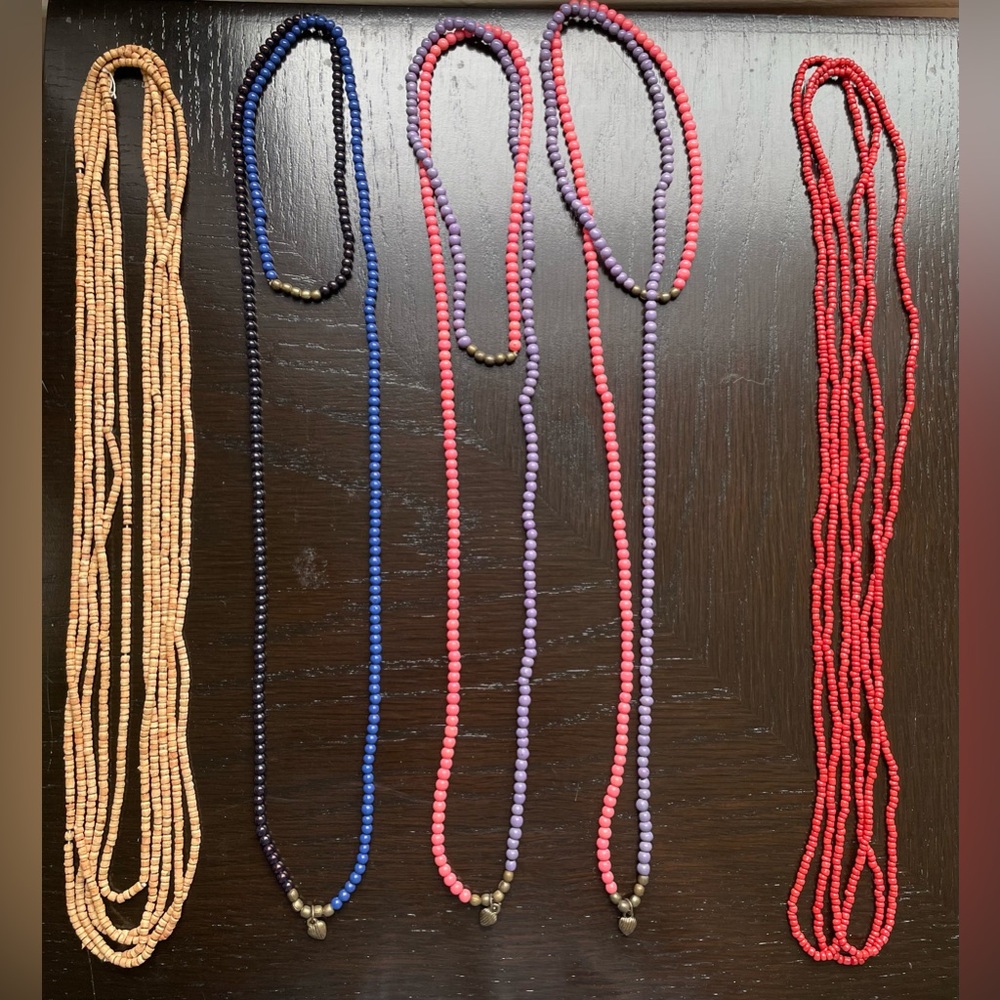 Summer beaded necklaces